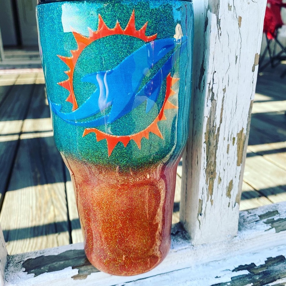 Custom tumbler. 30 oz. Stainless Steel.